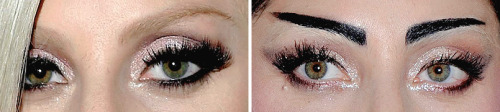 gagaxcandids:  aesthetic: gaga’s makeups 2015 