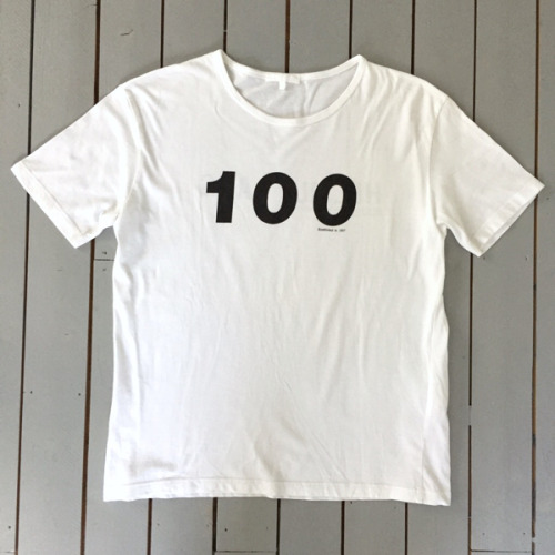 lacollectionneuse: ‘100′ t-shirt • helmut langsold