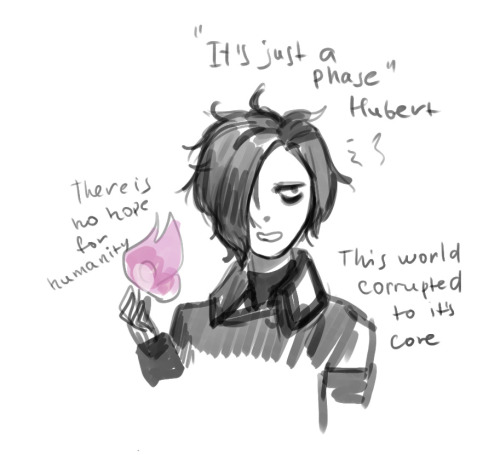 warriors hubert such an emo i love it 