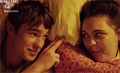 i-love-mmfd:mirallegri:Rae and Finn; One Gifset Per Episode➞ 1x04 - Don’t Ever Tell Anybody Anything