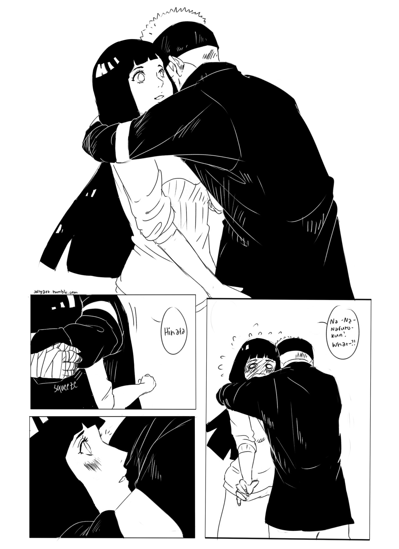 jollyart:   Naruto’s first time coming home to his wife  read from RIGHT TO LEFT