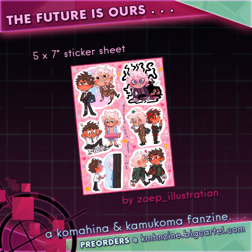  ️ 《 MERCH PREVIEW 》 ️ ✧ zoep_illustration (twt)’s cute sticker sheet has got all of the KomaH