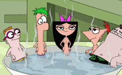 Fnophineasandferb:  She’s Farting With Such Force That Not Only Do The Bubbles