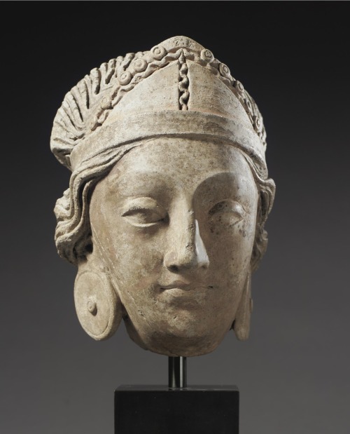 Head sculpture from Gandhara