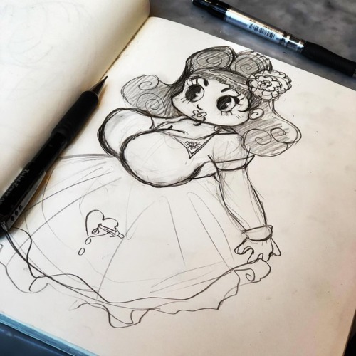 Werq werq werq #drawing #dangercakes #commission #sketch #prelim #design #art #bettieboop #butnot #r