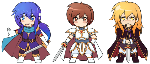 Fire Emblem Genealogy Of The Holy War Chibis That I Intend To Make Into Acrylic Straps.