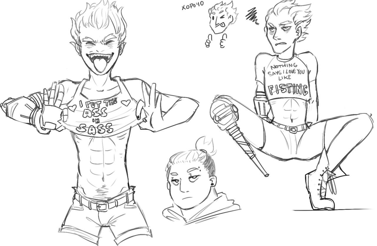froggyflan:  Doodles from the stream wow 