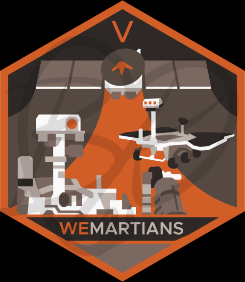 The patch I designed for We Martians Season 5 podcast!  Showcases Mars Hope, Tianwen-1, & Persev