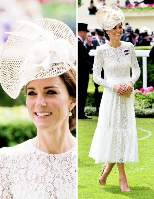 theroyalsandi:The Duchess of Cambridge attends the Royal Ascot:2016 | 2017 | 2019 | 2022