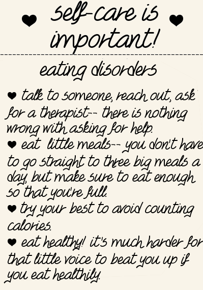 chooserecovery: Here’s a handy little self-care guide (the first of many). We’ll have an