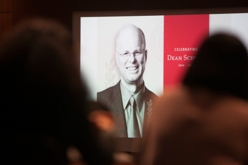 Law School Honors Dean Schwab
On April 23, students, staff, and faculty came together to celebrate the tenure of Stewart J. Schwab, Allan R. Tessler Dean and professor of law, and to formally open the new academic wing, one of his most significant...