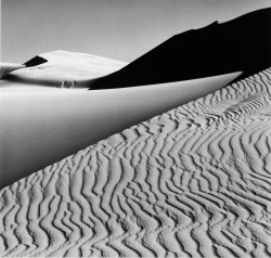 flashofgod:Ansel Adams, Dunes, Oceano, California, 1963.