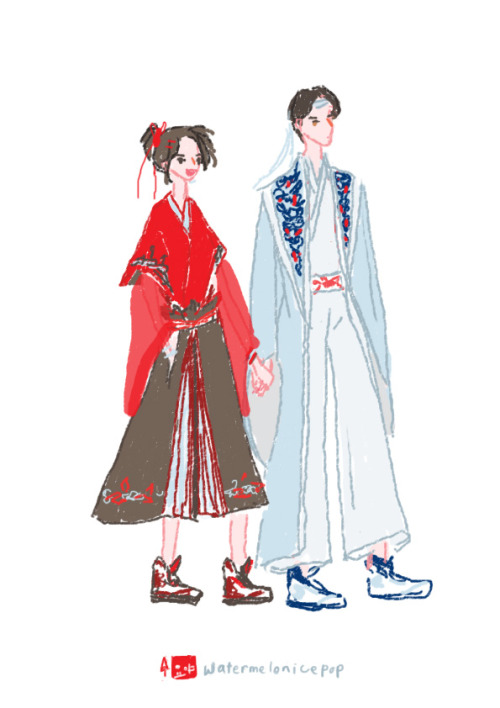Wangxian modern outfits