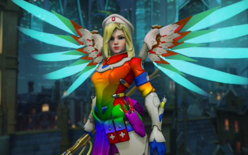 tagyourspoilers: Full versions of the Mercy Pride icons i made! Feel free to crop them into your own