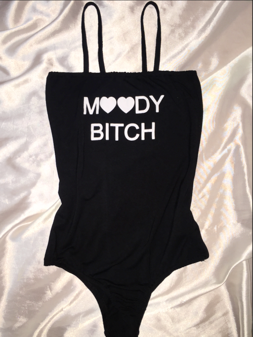 Porn Pics coquettefashion:  Moody Bitch Bodysuit  