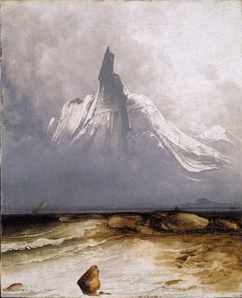 Peder Balke, Mount Stetind in fog, 1864. © The National Museum of Art, Oslo. Photo Jacques Lath