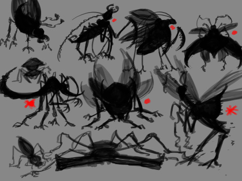 I spent my entire day doing bug silhouettesHelp me