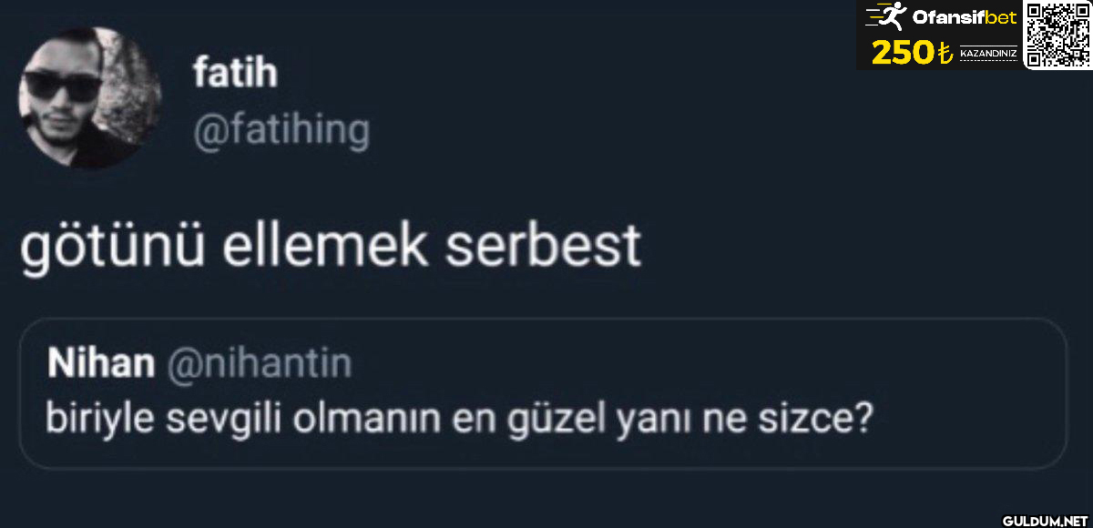 fatih @fatihing götünü...