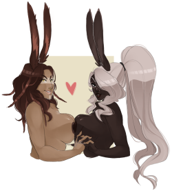 sunnyarts:  I HAD to draw @steffydoodles‘ babely Viera with mine ♥♥♥- - - - - - - - - - - - - - - - - - - - - - - - - - - - - - - - - - - - - - - - - - - - - - - - Thank you for your ongoing support!!♥ | twitter | picarto | commissions | ffxiv