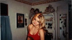pinkrabbitfoot:  Britney Spears in her teenage bedroom.  