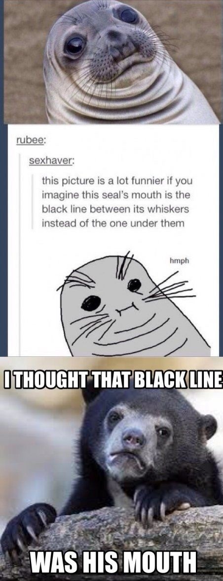 Awkward moment meme seal