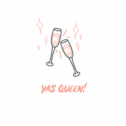 It’s international women’s day so naturally I had to do a fun illustration clinking some rosé to all