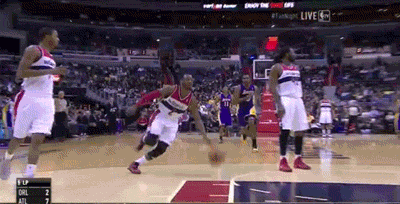 thetsscrew:  What A Nice 360° Dunk You Have Here, John Wall 