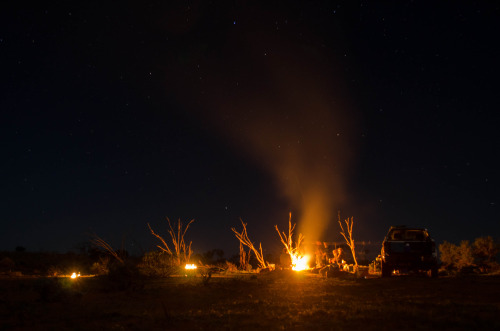 We took a 4x4 track overnight to Farina, a town of ruins being restored annually by volunteers from 