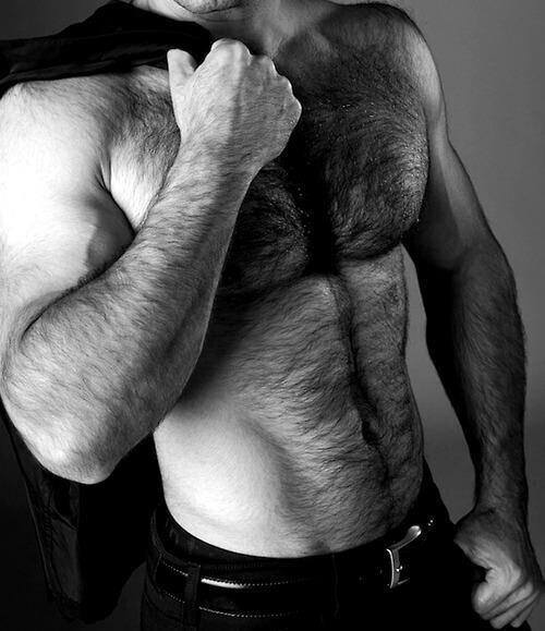 Hairy men, daddies, older, macho, men....mostly!