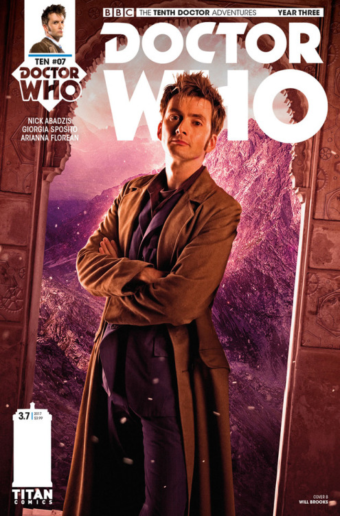 Here’s my cover art for July’s issue of Doctor Who: The Tenth Doctor, from Titan Comics! 