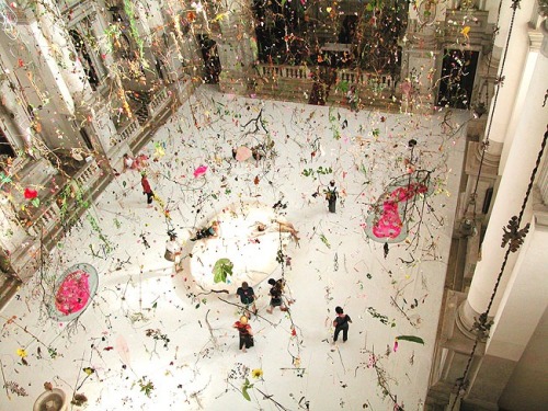 SPOTLIGHT: Falling Garden by Gerda Steiner &amp; Jorg Lenzlinger Isn’t this peaceful?