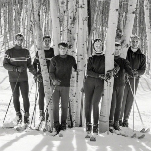 Denver & Vail socialite, Ann Bonfoey Taylor, w her husband, the oilman Vernon “Moose” Taylor, in