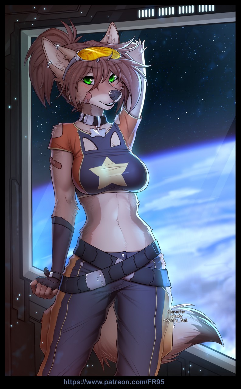 fr95rus:  Character © Wolfy-nail  &lt;3This pic was done for February` 18 as