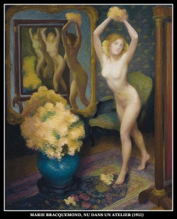 Adhemarpo:  Marie Bracquemond, Nu Dans Un Atelier (1911) 
