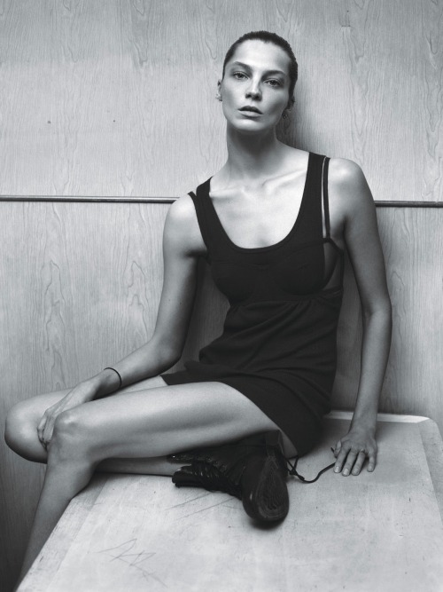 Daria Werbowy in “Super Normal Super Models” by Mert and Marcus W Magazine September 201