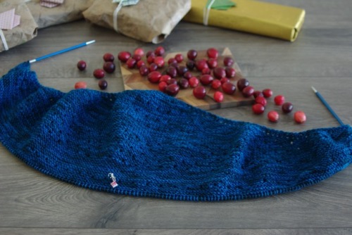 lookyarn: this month’s ambition: knit languishing stash into an oversized melodia shawl  looks