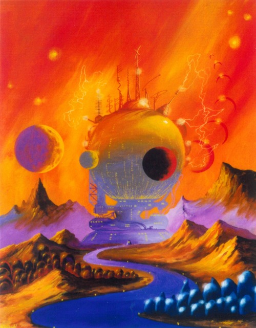 70sscifiart:  Unpublished artwork by Steve R Dodd. [Martin L Kennedy] 