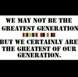 krispykremedealer:    “In World War II, 11.2% of the nation served in four years. In Vietnam, 4.3% served in 12 years. Since 2001, only 0.45% of our population has served in the Global War on Terror. These are unbelievable statistics. Over time, fewer