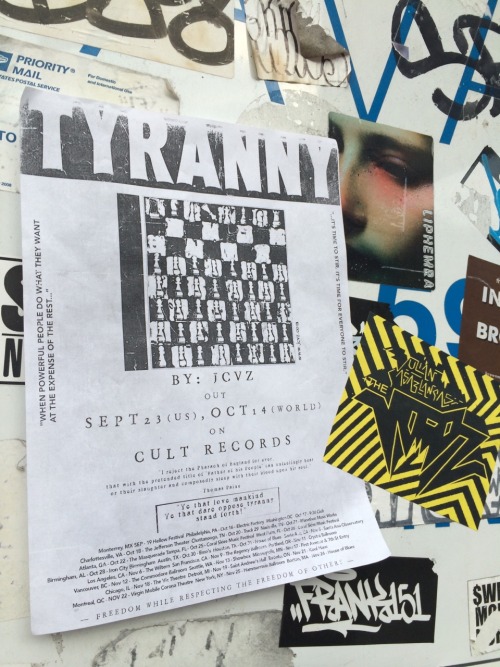 cultrecordsnyc: TYRANNY