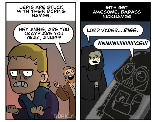 dorkly:    Why the Dark Side of the Force adult photos