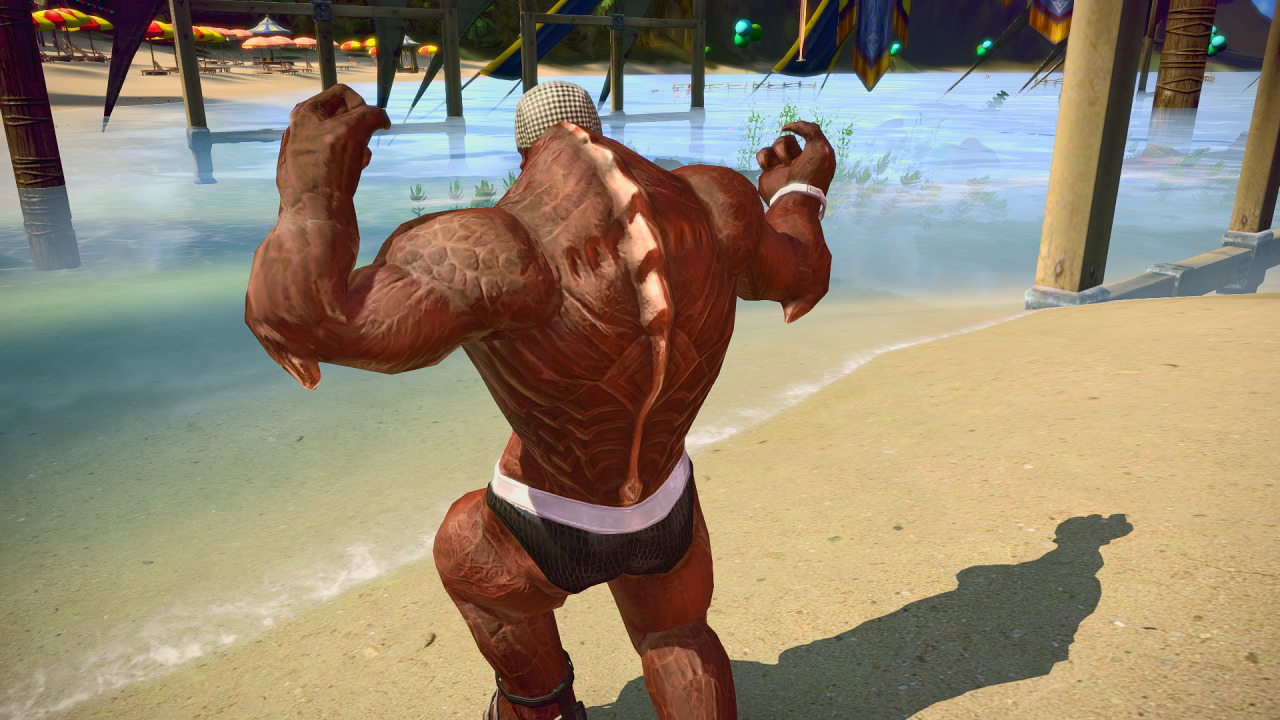 hrongar:  Caught this hunky Aman flexing and playing in the water, but I was shoo’d
