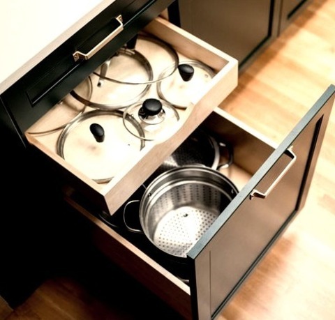 Boston Great Room Photo Of A Large Open Concept Transitional U-shaped Kitchen With A Beige Floor, Recessed-panel