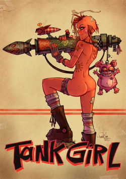 burnasone:  Tank Girl Bazooka by blitzcadet 