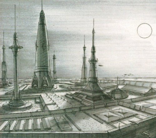 gffa:Star Wars: The Phantom Mence | Jedi Temple Concept Art