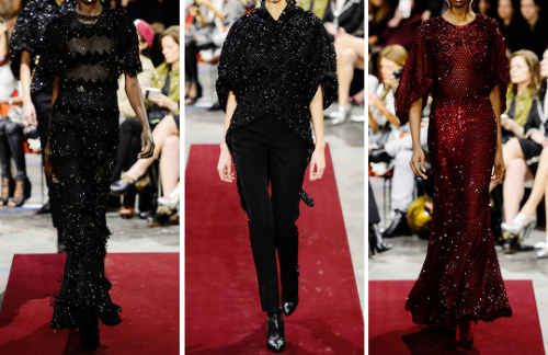 fashion-runways:Givenchy at Paris Fashion Week Fall 2015  I’ll take two, please.