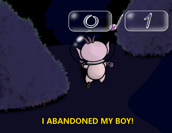 plokster:When you accidentally leave one Pikmin behind and it’s too late.