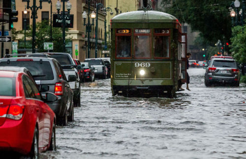 jbaines19: Saturday’s flooding rains in New Orleans caused scattered property damage across th