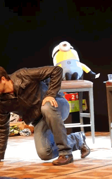 stayclassysupernatural:  I love misha so much.
