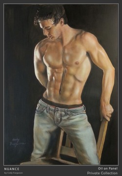 bleuboyz: Art by Cody Furguson |  SaatchiArt |  Blog   Cody Furguson’s art fits into the category of male figurative art with a passionate gay gaze. Cody says: “I believe that the human male form is the greatest, most beautiful and most transformative