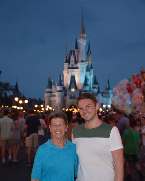When Kurtis Took Our Photo Pass Memory Shot #photopass #memorymaker #magickingdom #waltdisneyworld #nighttime